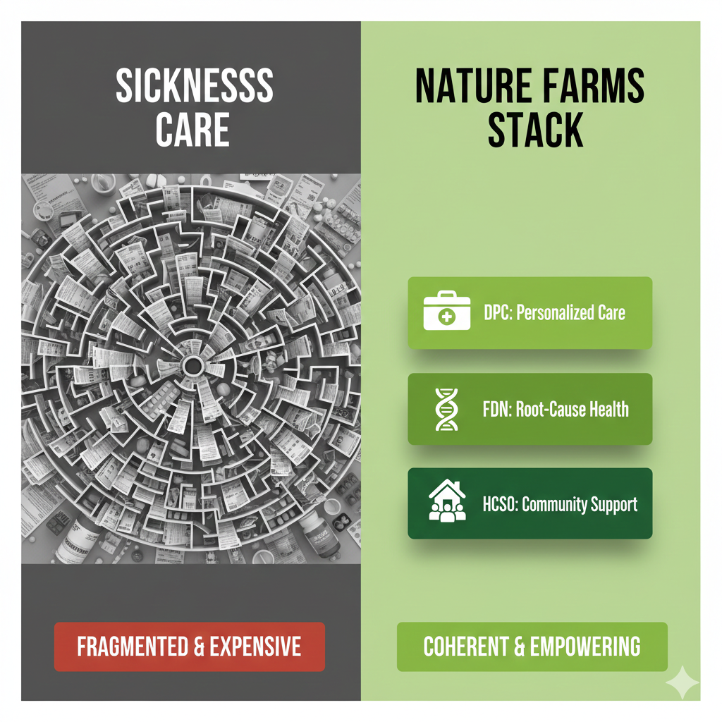 22-1 NF Health Inline Comparison graphic maze to stack