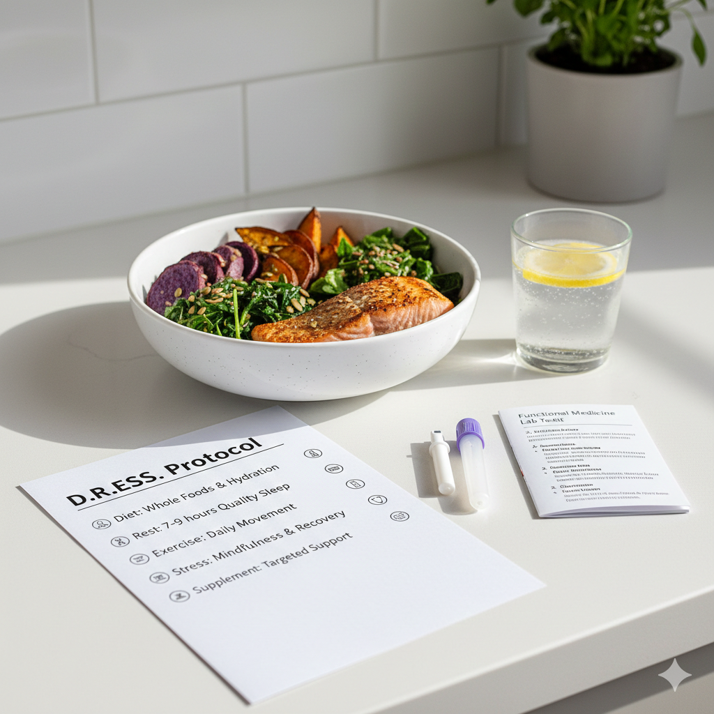 22-1 NF Health Inline nutrient dense meal and DRESS protocol